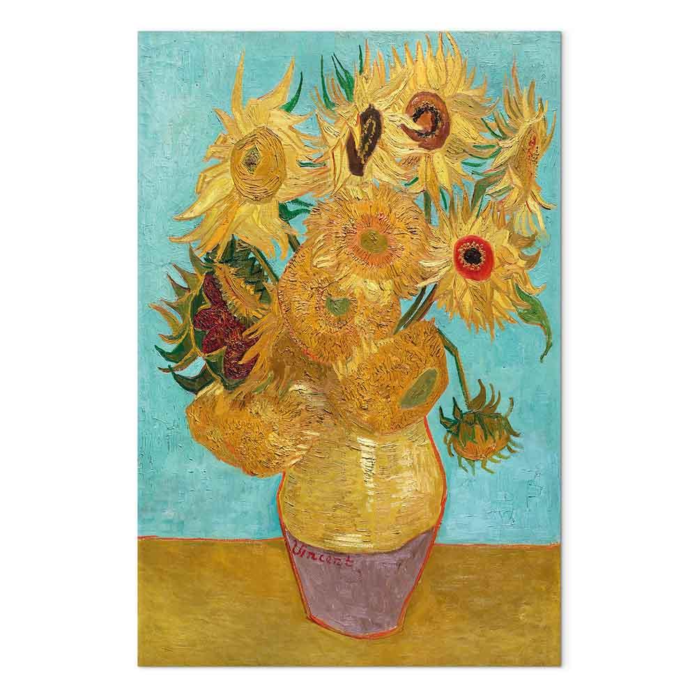 Vincent van Gogh Solsikker II billede på lærred - 20 x 30 cm - Premium Print