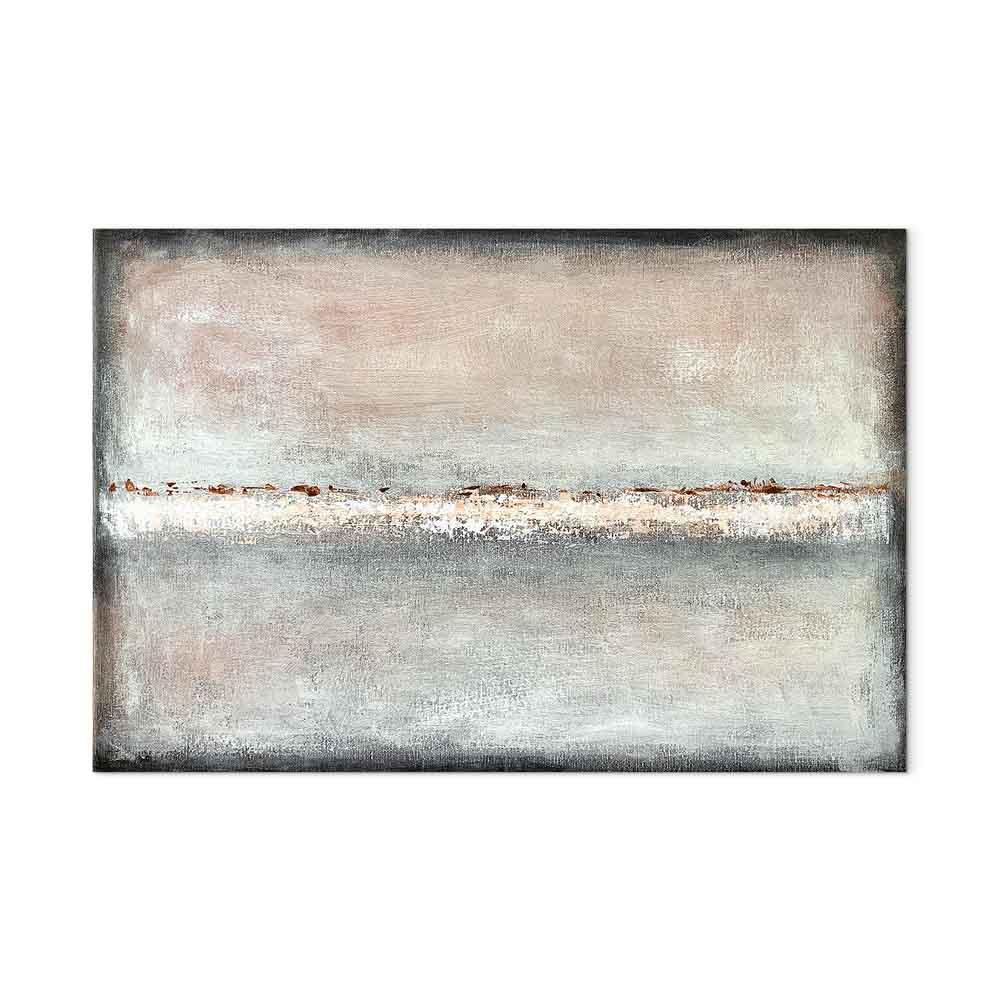 Abstrakt billede på lærred Balance of Shades bredformat - 90 x 60 cm - Premium Print