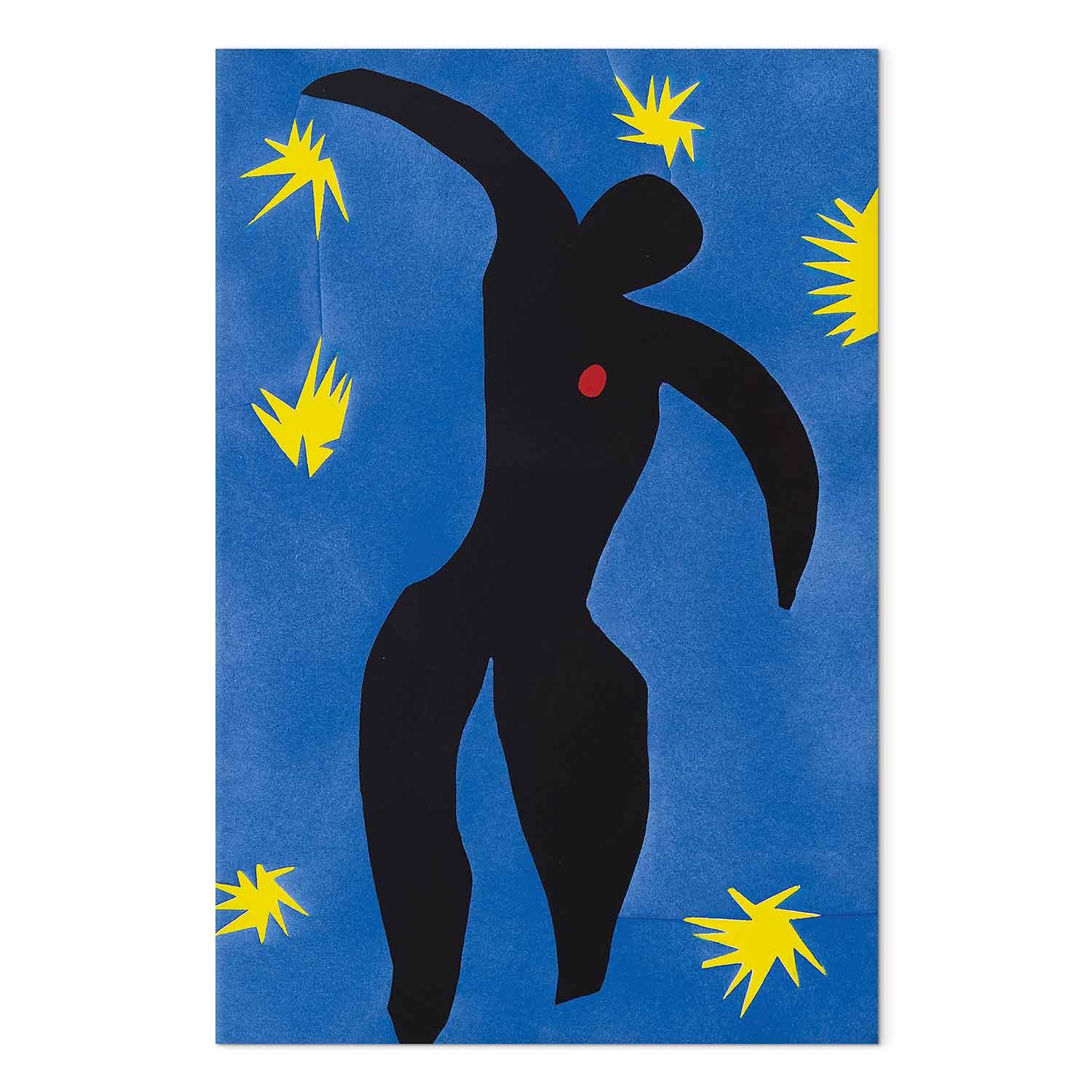 Henri Matisse Icarus fra Jazz lærredsbillede - 80 x 120 cm - Premium Print