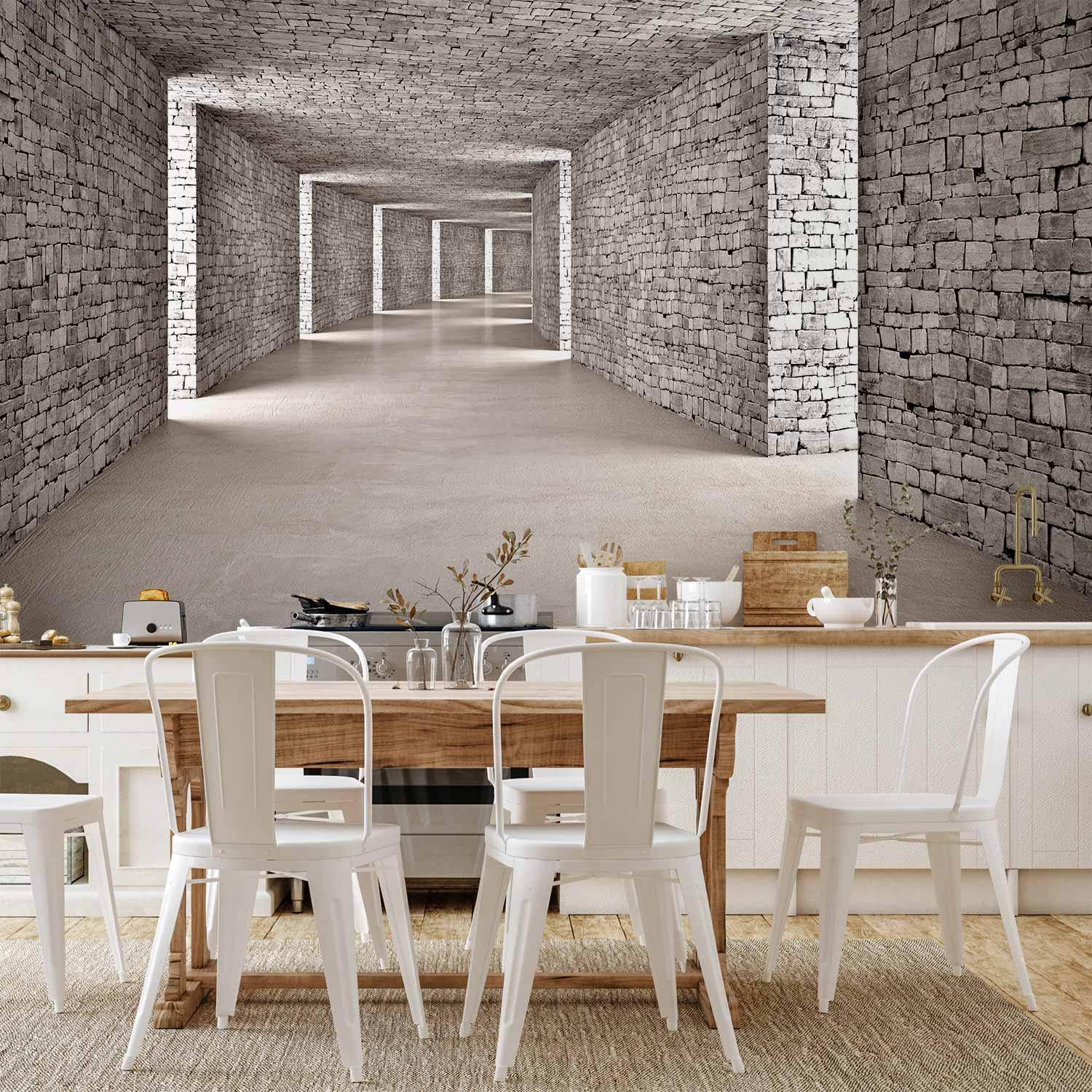 Fototapet Mystisk Tunnel 3D - 400 x 280 cm - Vandtæt