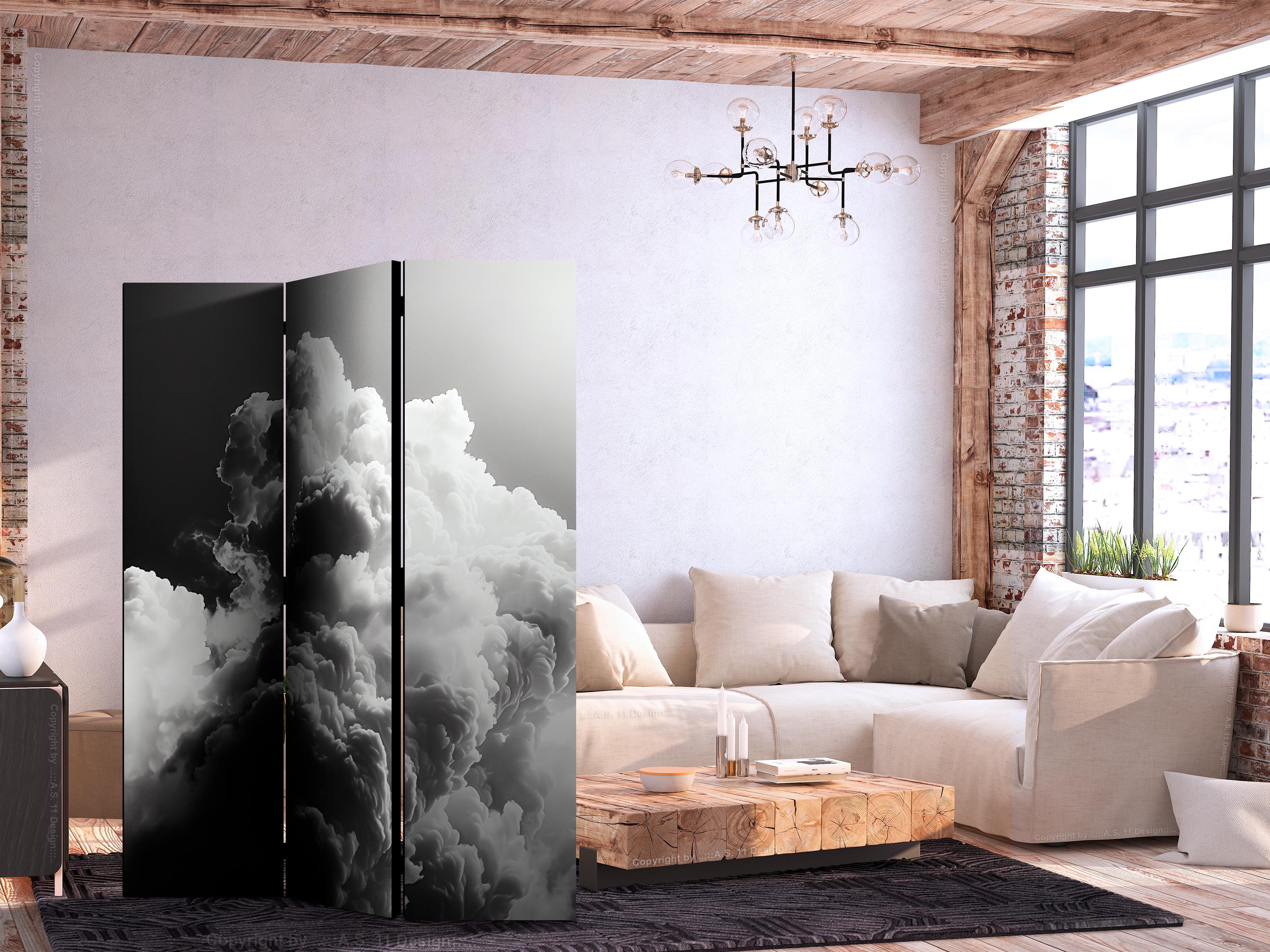 3-panels skærmvæg Clouds Like a Dream 135 x 172 cm - 135 x 172 cm - Enkeltsiddet