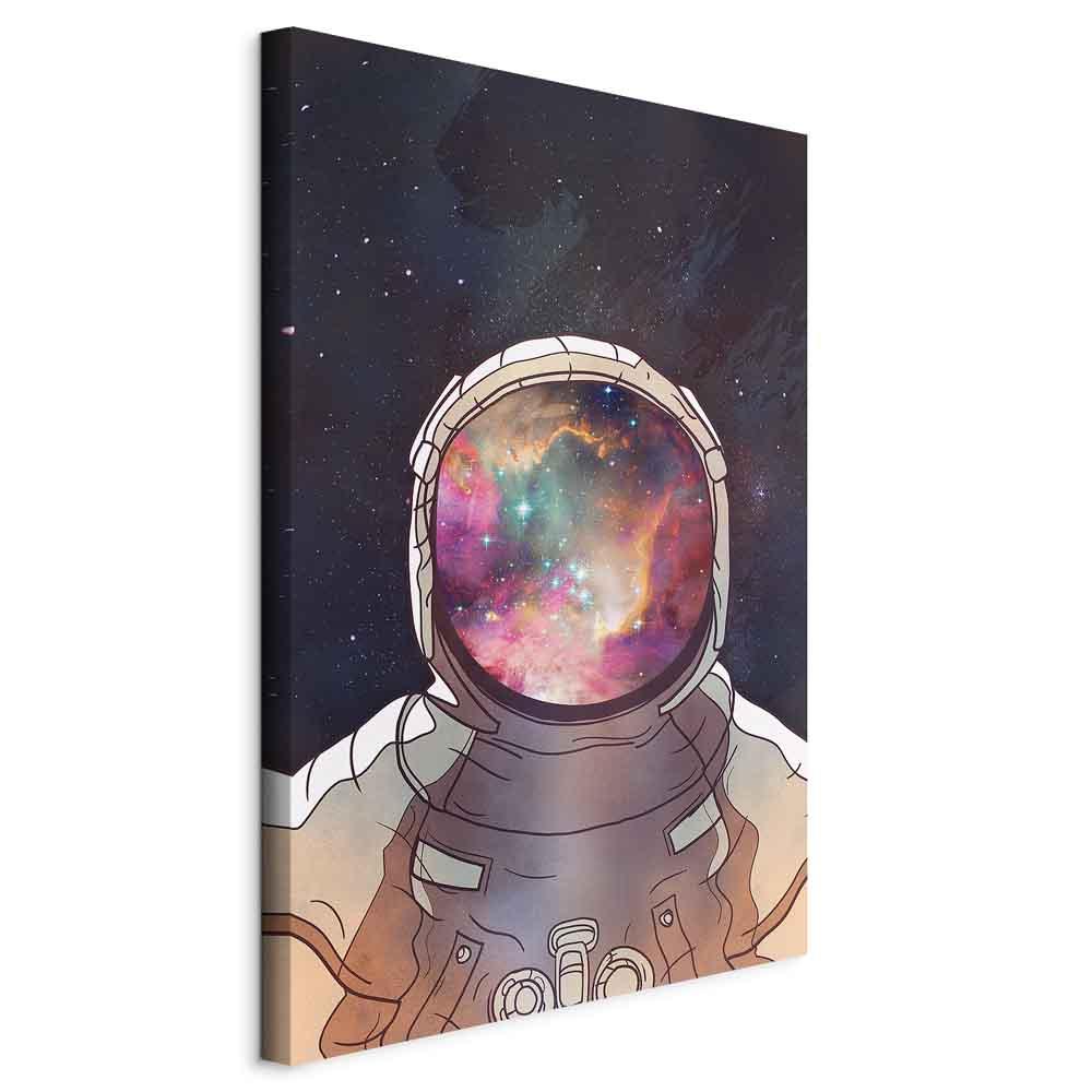 Lærredsbillede Star Explorer 1 del lodret - 20 x 30 cm - På italiensk lærred
