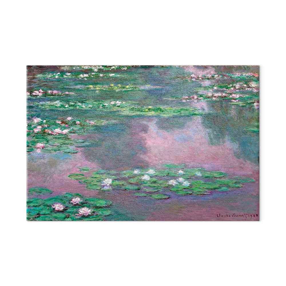 Claude Monet Åkander billede på lærred - 60 x 40 cm - Akustisk