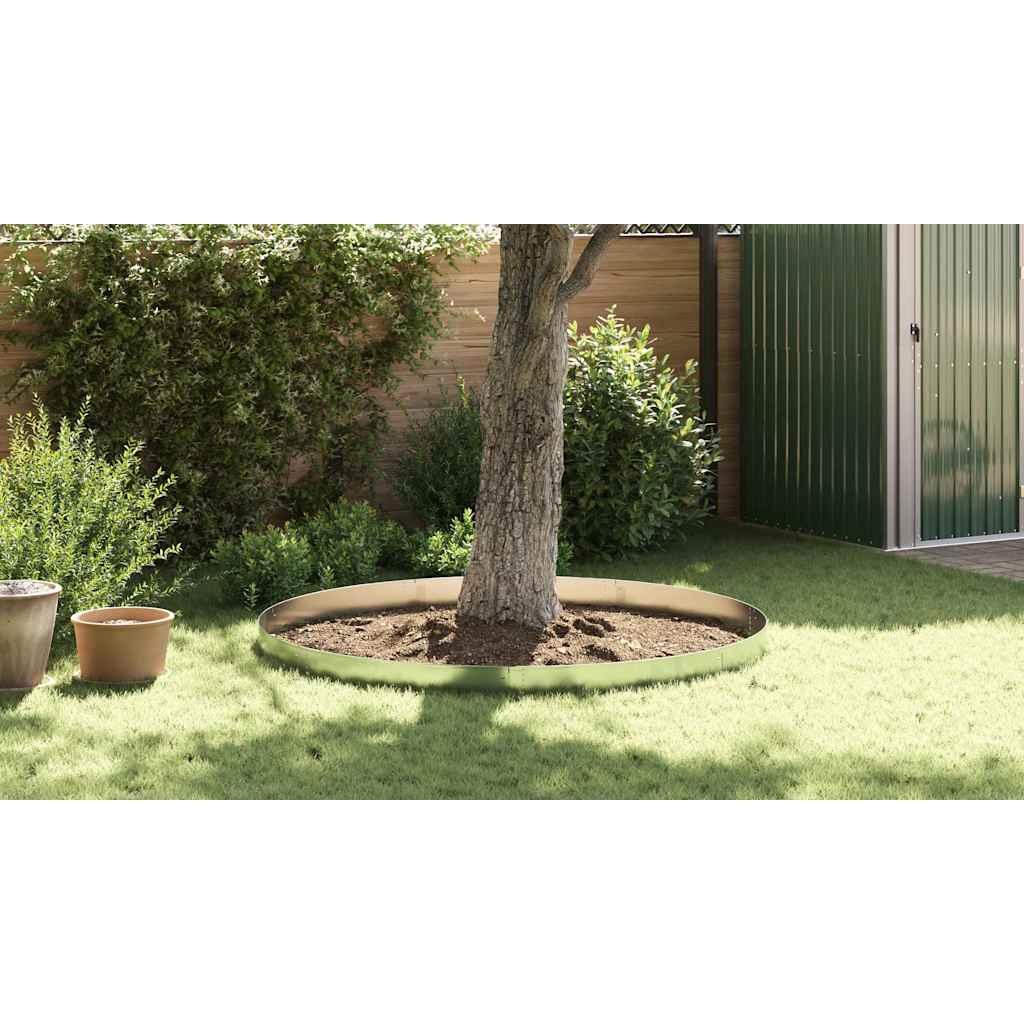 Plænehegn i galvaniseret stål 100 x 20 x 0,07 cm - havekant til bedkanter