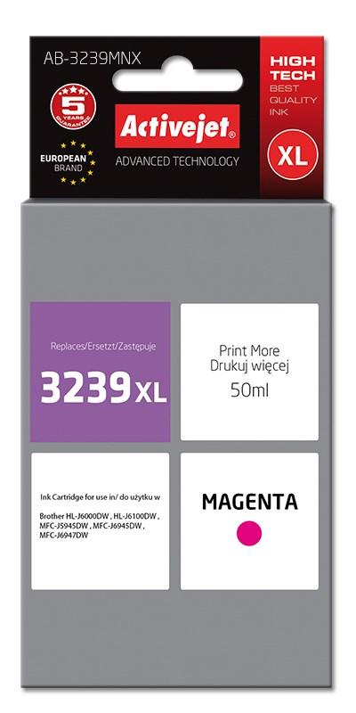 Activejet AB-3239MNX blækpatron XL 50 ml magenta til Brother LC3239XLM