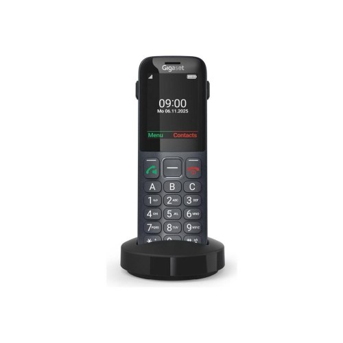 Gigaset Comfort 600 SIM 2,4" 4G - sort/grå mobiltelefon