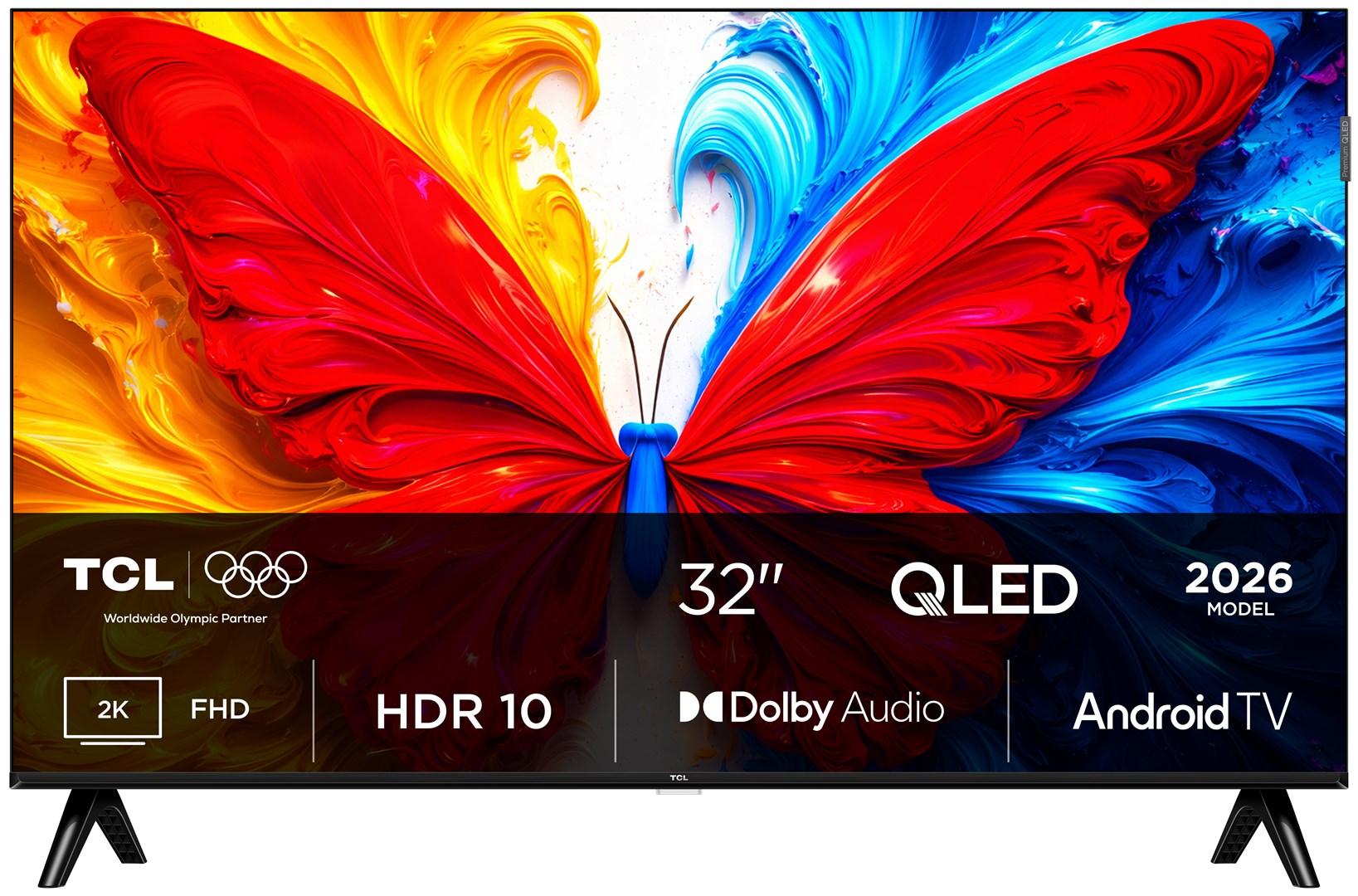 TCL S5L 32S5L 32" Full HD QLED Smart TV med Wi‑Fi - Sort