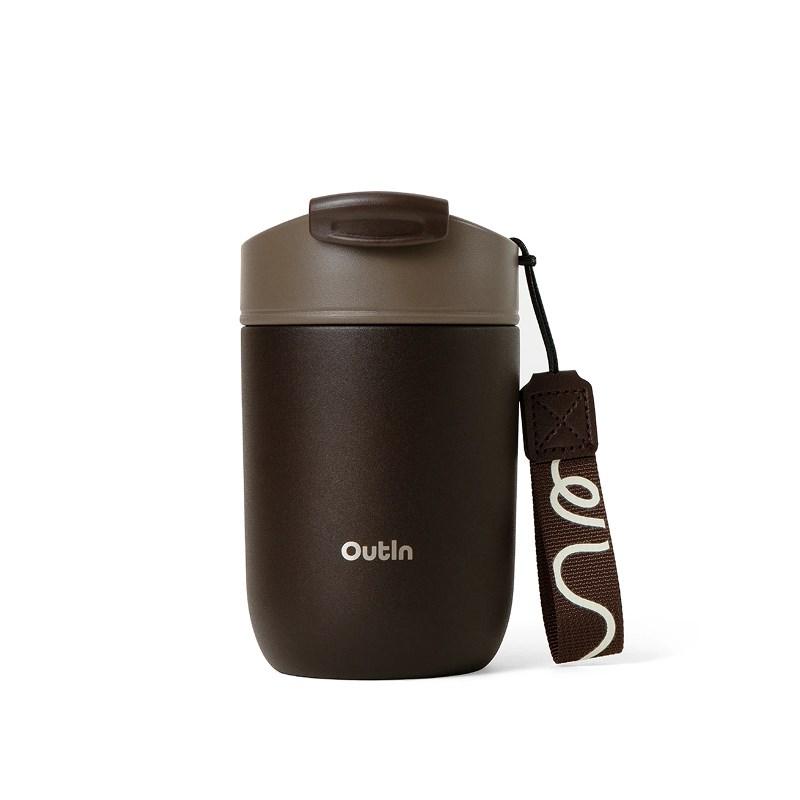 Outin OT-TUM-01-TB rejsekrus 350 ml i rustfrit stål - bronze