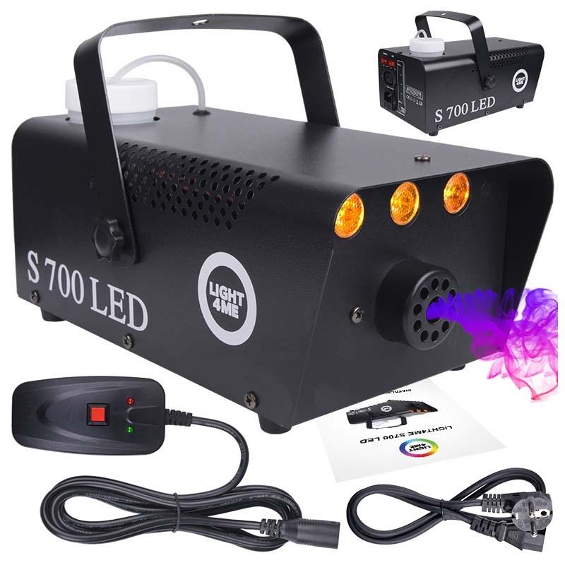 Light4Me S 700W LED røg- og tågemaskine med fjernbetjening