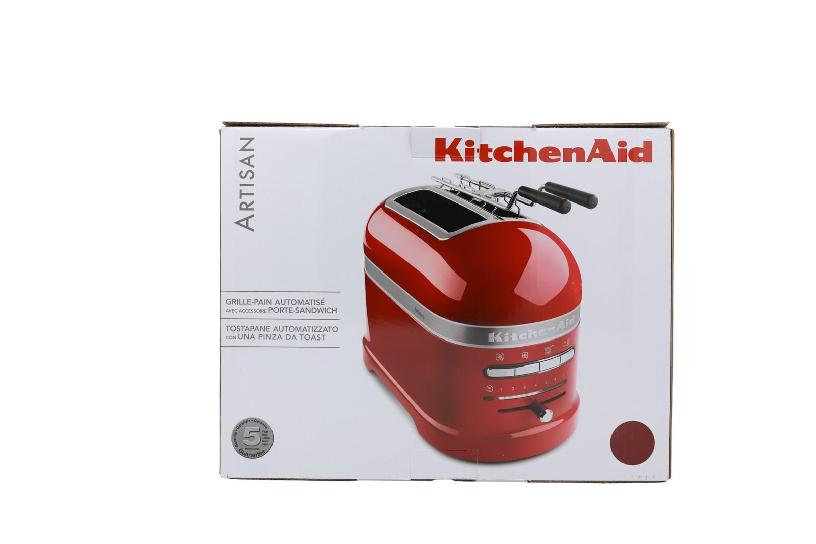 KitchenAid 5KMT2204EER Artisan 2-skivers brødrister rød