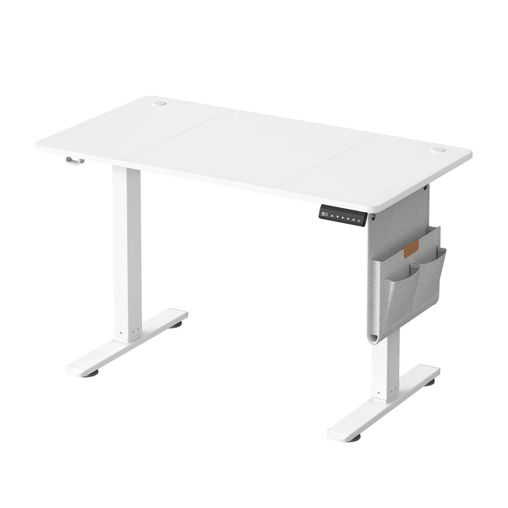 Elektrisk hæve-sænkebord 180 x 80 cm med hukommelsesfunktion - cloud white