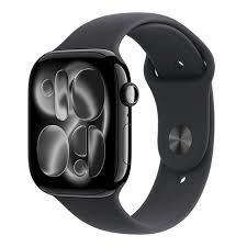 Apple Watch Series 11 GPS + Cellular 42 mm Space Grey aluminiumskasse med sort sportsrem M/L