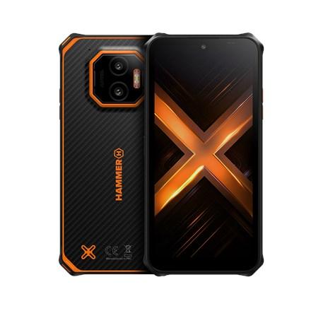 HAMMER Energy X2 6,1" 6/128 GB 5G - sort/orange smartphone