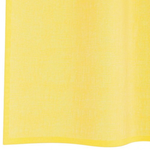 Voile-gardiner med løkker - 2 stk., 140 × 225 cm, gul (OUTLET A)