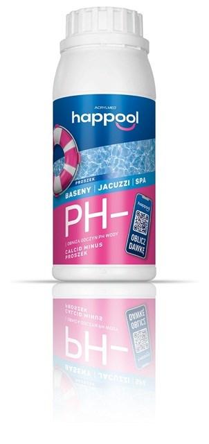 Pool kemi Acrylmed pH-minus pulver - sænker pH i vand, 0,5 kg