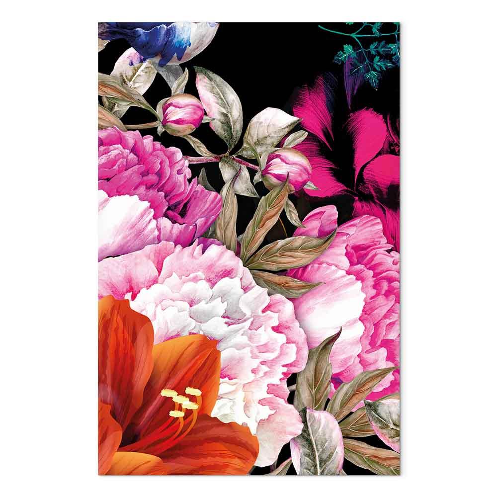 Lærredsbillede Duften af sommer 1 del lodret blomster - 20 x 30 cm - Premium Print