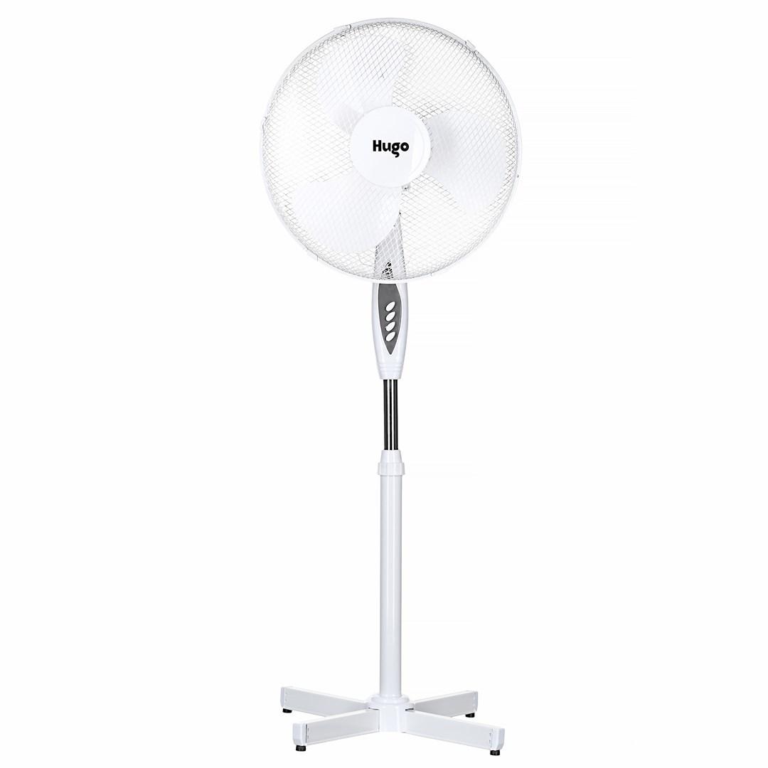 Hugo FS-1610M gulvventilator 40 cm 40 W hvid