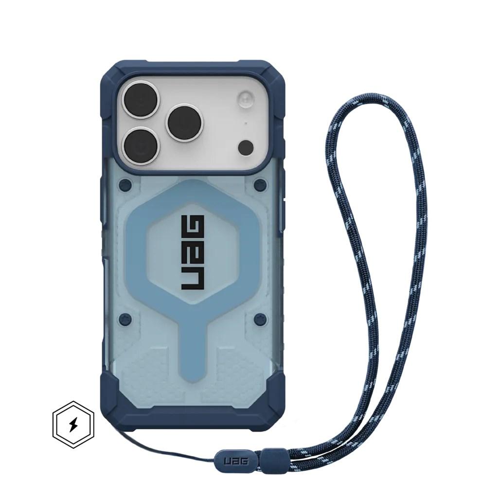 Urban Armor Gear Pathfinder mobilcover 16 cm 6,3" til Apple - blå transparent