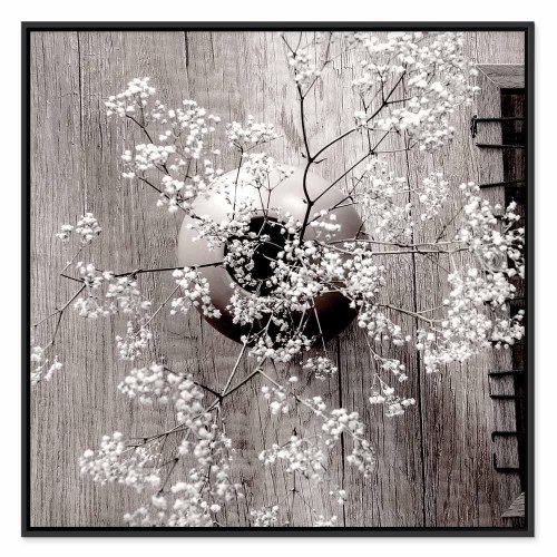 Lærredsbillede Tørrede blomster - kvadratisk