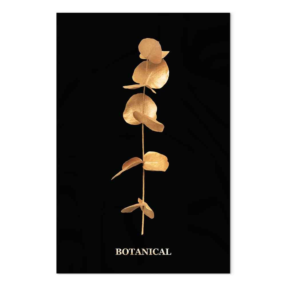 Lærredsbillede Botanical lodret - vægdekoration med blade - 20 x 30 cm - Premium Print