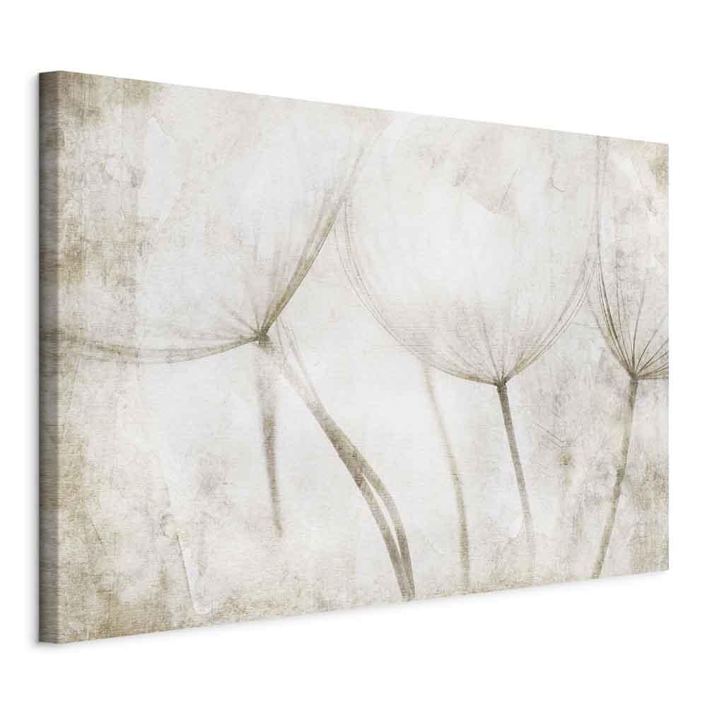 Blomsterbillede på lærred Peaceful Tale bredformat - 30 x 20 cm - På italiensk lærred