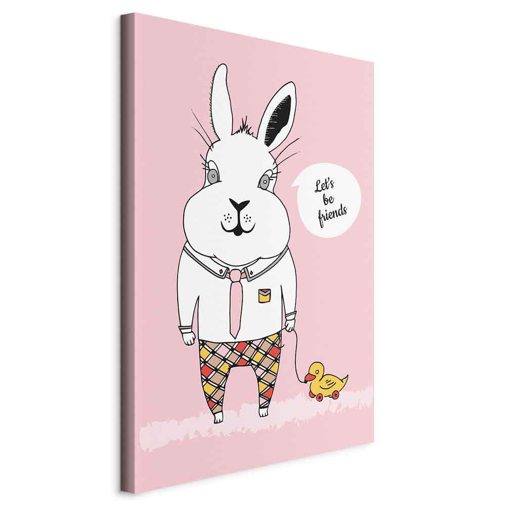 Billede - Rabbit's Friend (1 Part) Vertical - 80 x 120 cm - Standard