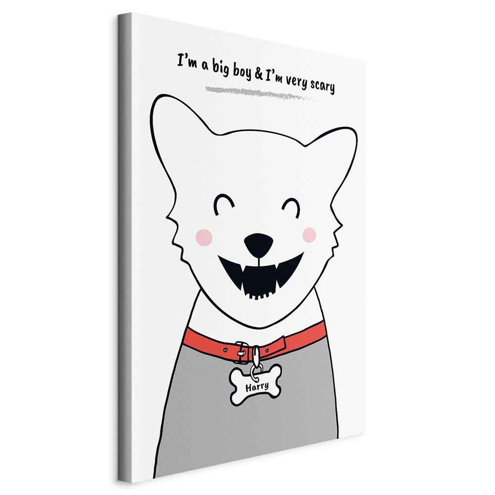 Billede - Doggy Harry (1 Part) Vertical - 80 x 120 cm - Standard