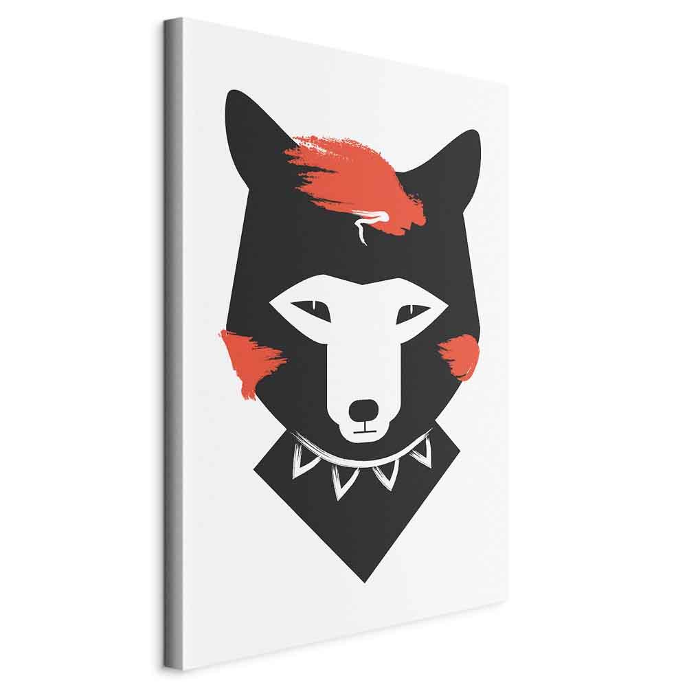 Billede - Polite Fox (1 Part) Vertical - 80 x 120 cm - Standard