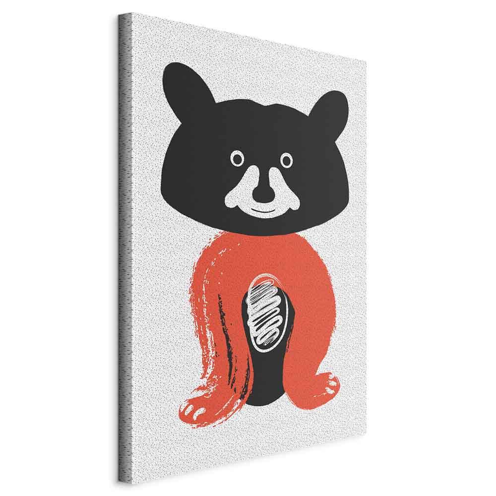 Billede - Nice Mr. Raccoon (1 Part) Vertical - 80 x 120 cm - Standard