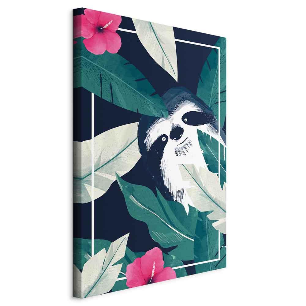 Billede - Sloth in the Tropics (1 Part) Vertical - 80 x 120 cm - Standard