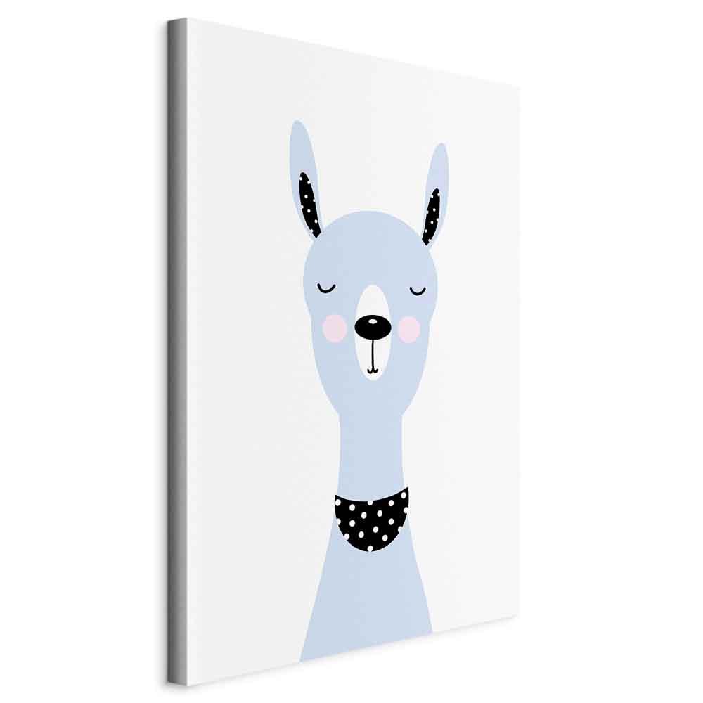 Billede - Lovely Llama (1 Part) Vertical - 80 x 120 cm - Standard