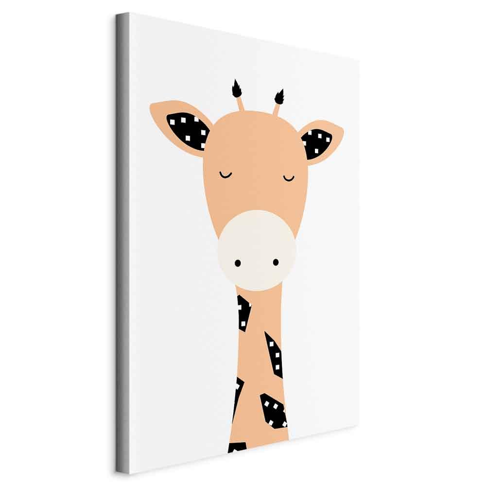 Billede - Funny Giraffe (1 Part) Vertical - 40 x 60 cm - Standard