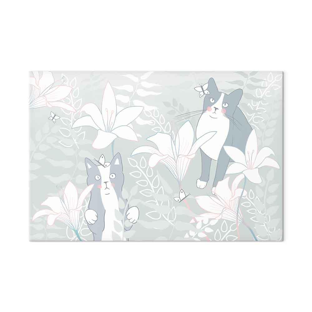 Lærredsbillede Cat Matters 1-delt bred - Første variant - 120 x 80 cm - Akustisk