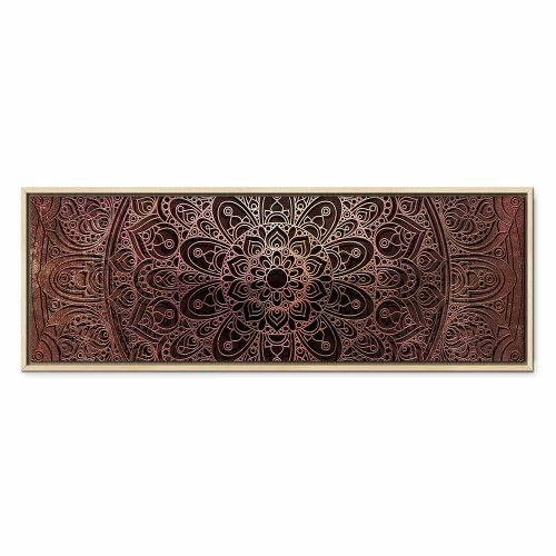 Lærredsbillede Mandala: Amber Silence