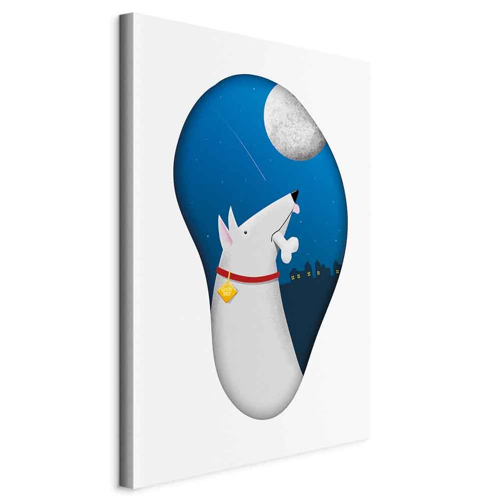 Billede - Dog Dreams (1 Part) Vertical - 80 x 120 cm - Standard