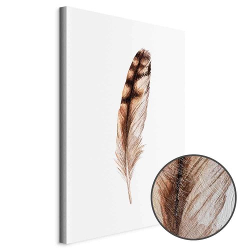 Lærredsbillede Magic Feather - 1 del, lodret
