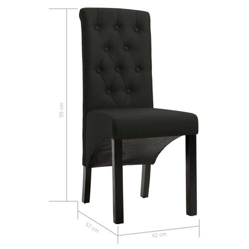 Spisebordsstole 4 stk. stof sort