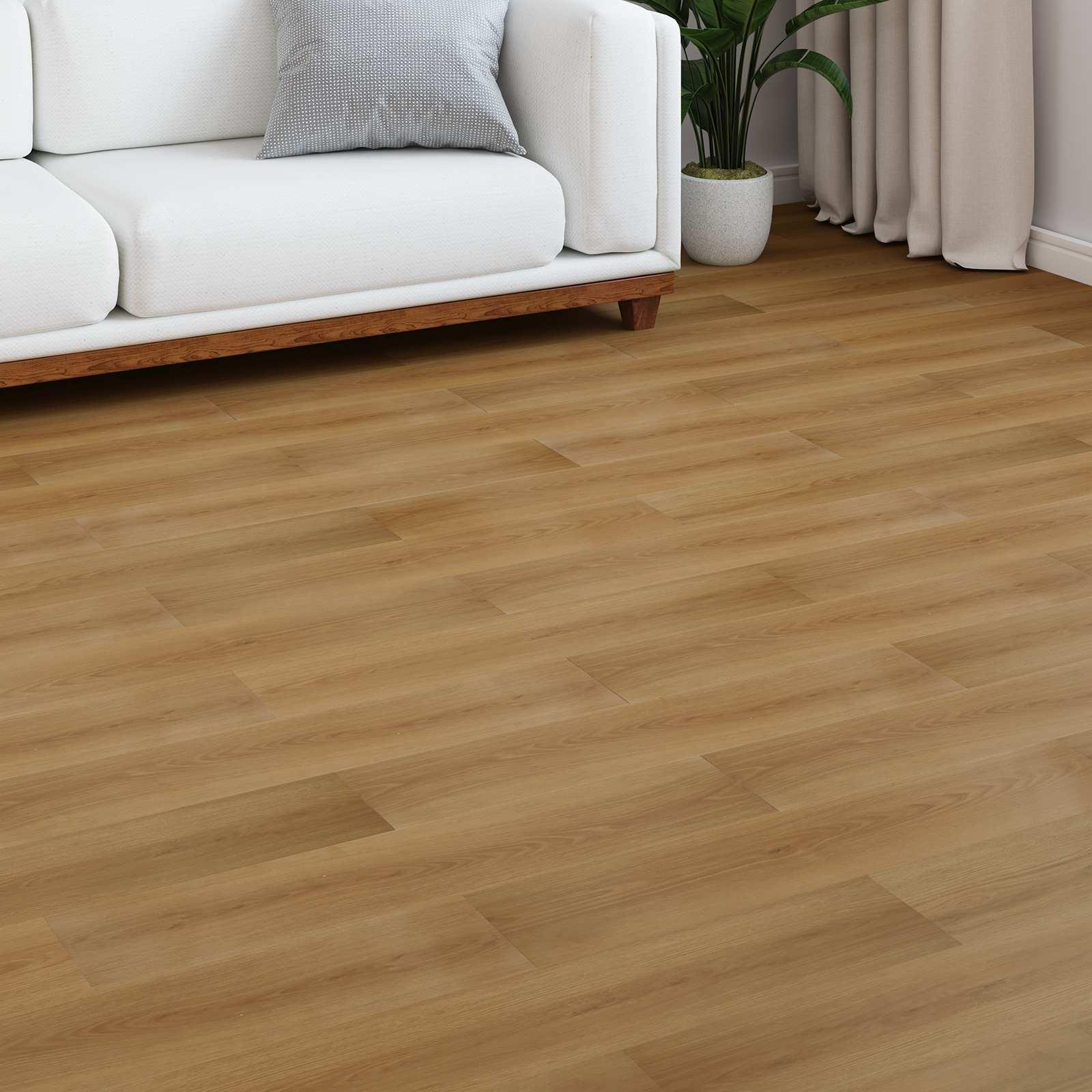 Laminatgulv lys lavendel 101 x 20 x 0,8 cm - 5 stk.