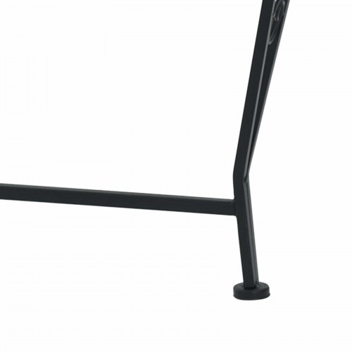 Rund havebænk til træ Ø 160 x 89 cm i stål - sort