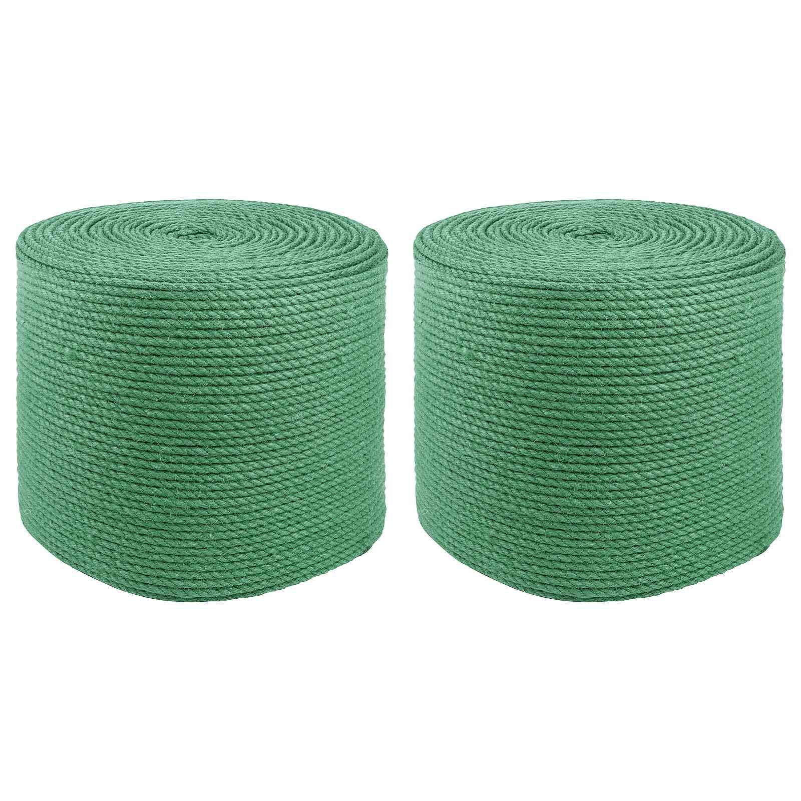 Jutereb 2 stk. 2 mm grøn 100% tossa jute 100 m