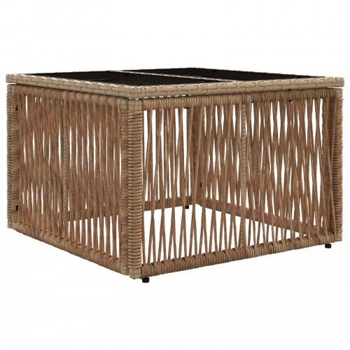 Havesofa sæt 8 stk. i beige polyrattan