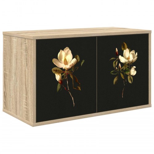 Væghængt TV-skab BREMEN 69 x 33 x 40 cm i sonoma-eg