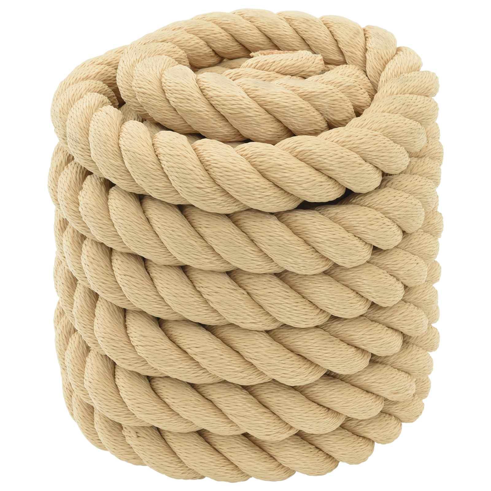 Bådsnor 4 mm 25 m naturfarvet polypropylenreb