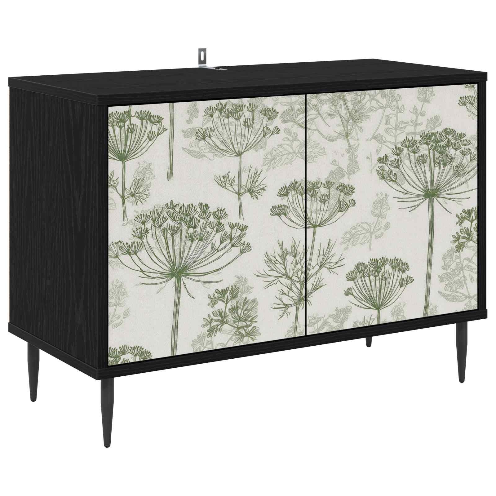vidaXL TV-skab GOTHA 69 x 33 x 50,5 cm Sort eg Konstrueret træ