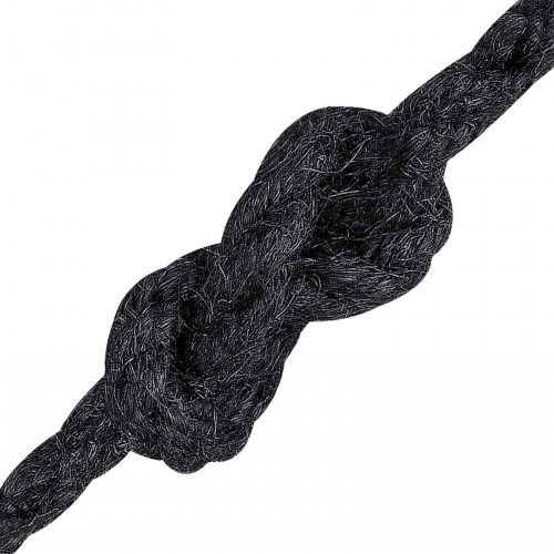 Jute reb 6 mm sort 500 m i 100% Tossa jute