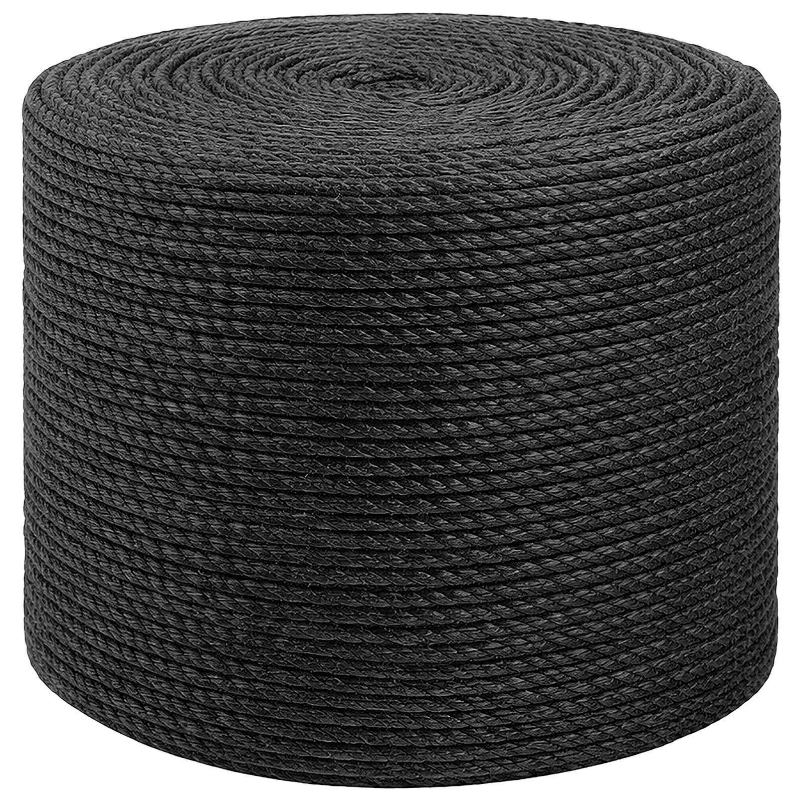 Jute reb 6 mm sort 250 m - 100% Tossa jute