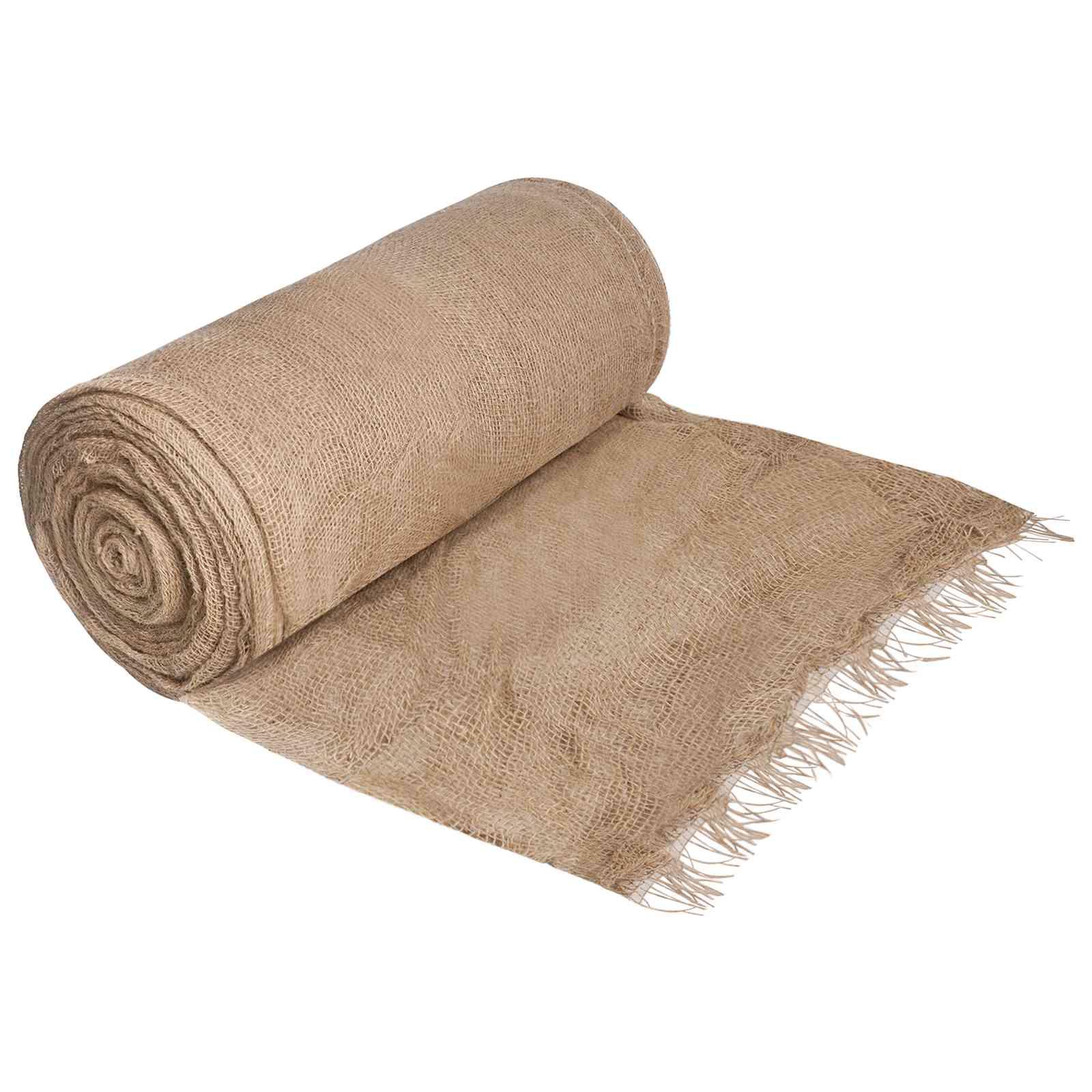 Jute rulle naturfarvet 160 x 5000 cm til dekoration og DIY