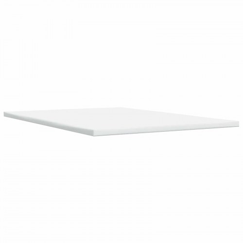 Boxmadras seng med topmadras 140 x 190 cm i lysegrå fløjl