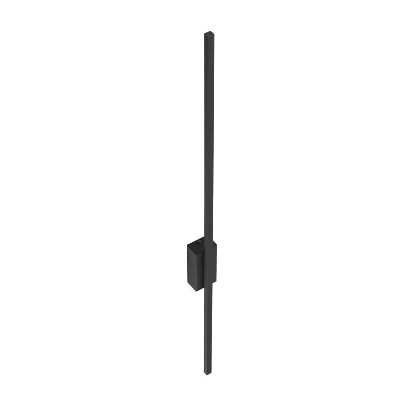Flash LED væglampe 108 cm 14 W + 7 W - sort