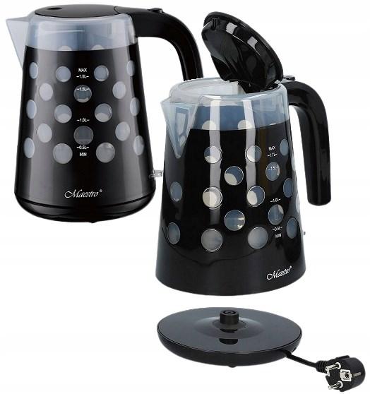 Czajnik elektryczny 1 7L 2200W MR-045-BLACK MAESTRO